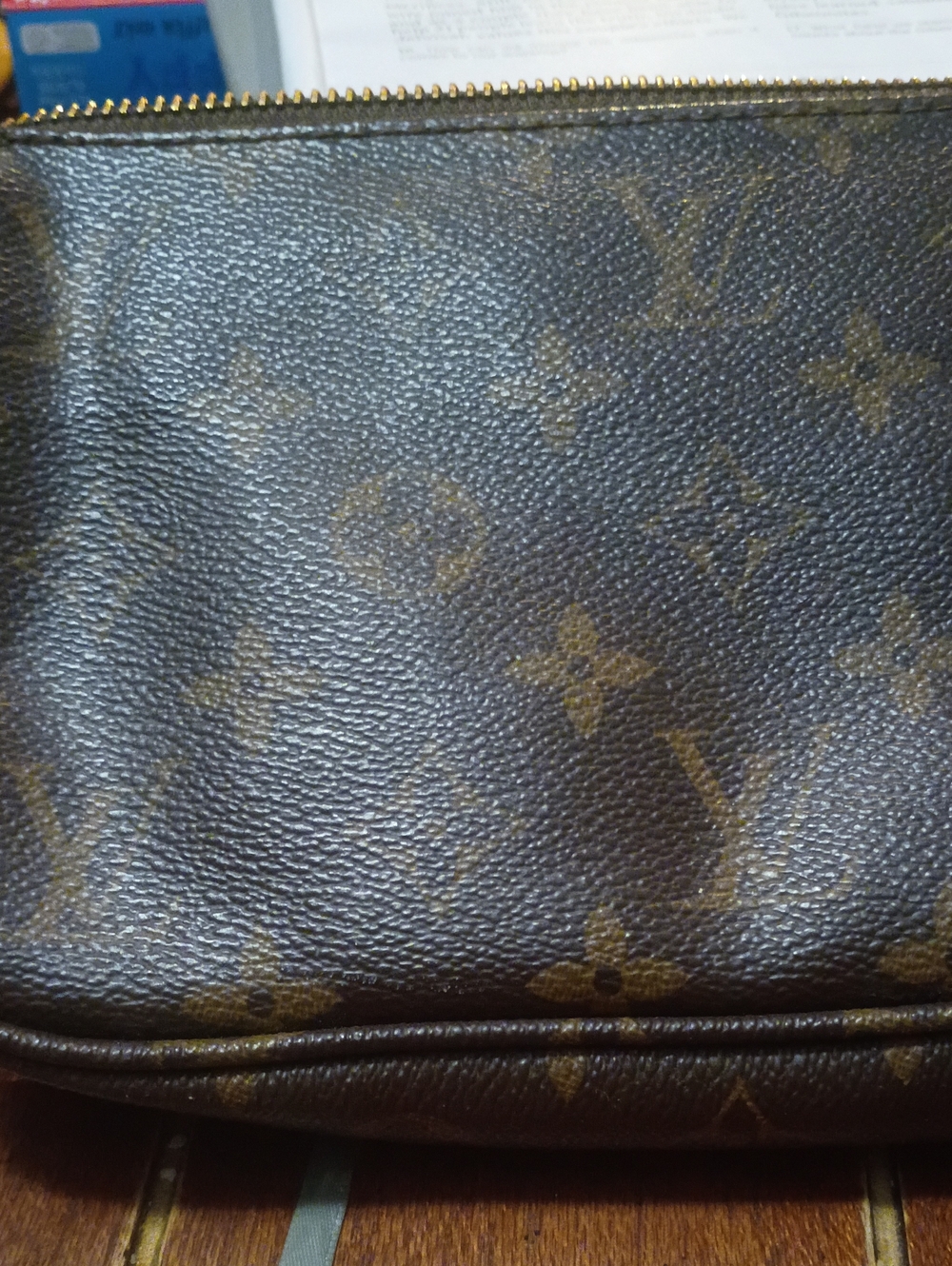 Louis Vuitton Monogram Canvas Toiletry Pouch in Brown